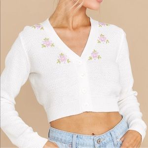 NWT Cropped Cardigan